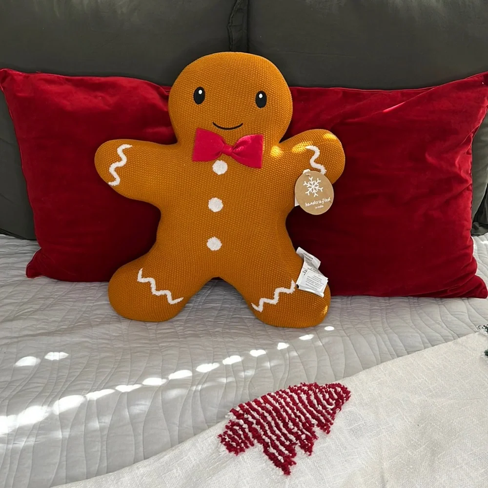 Gingerbread Decorative Pillow